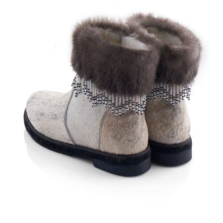 Унты женские из камуса лошади "Норка", короткие